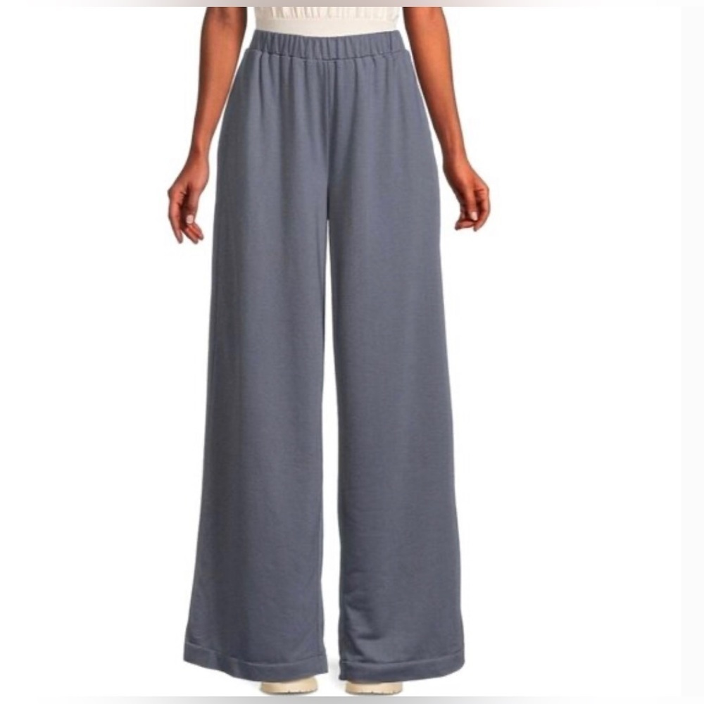 Area Stars Wide Leg Long Pull On Pant Grey Size Small NWT